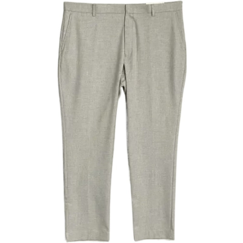 Tommy Hilfiger Men's 38x30 Tate Dress Pant Grey Houndstooth Stretch