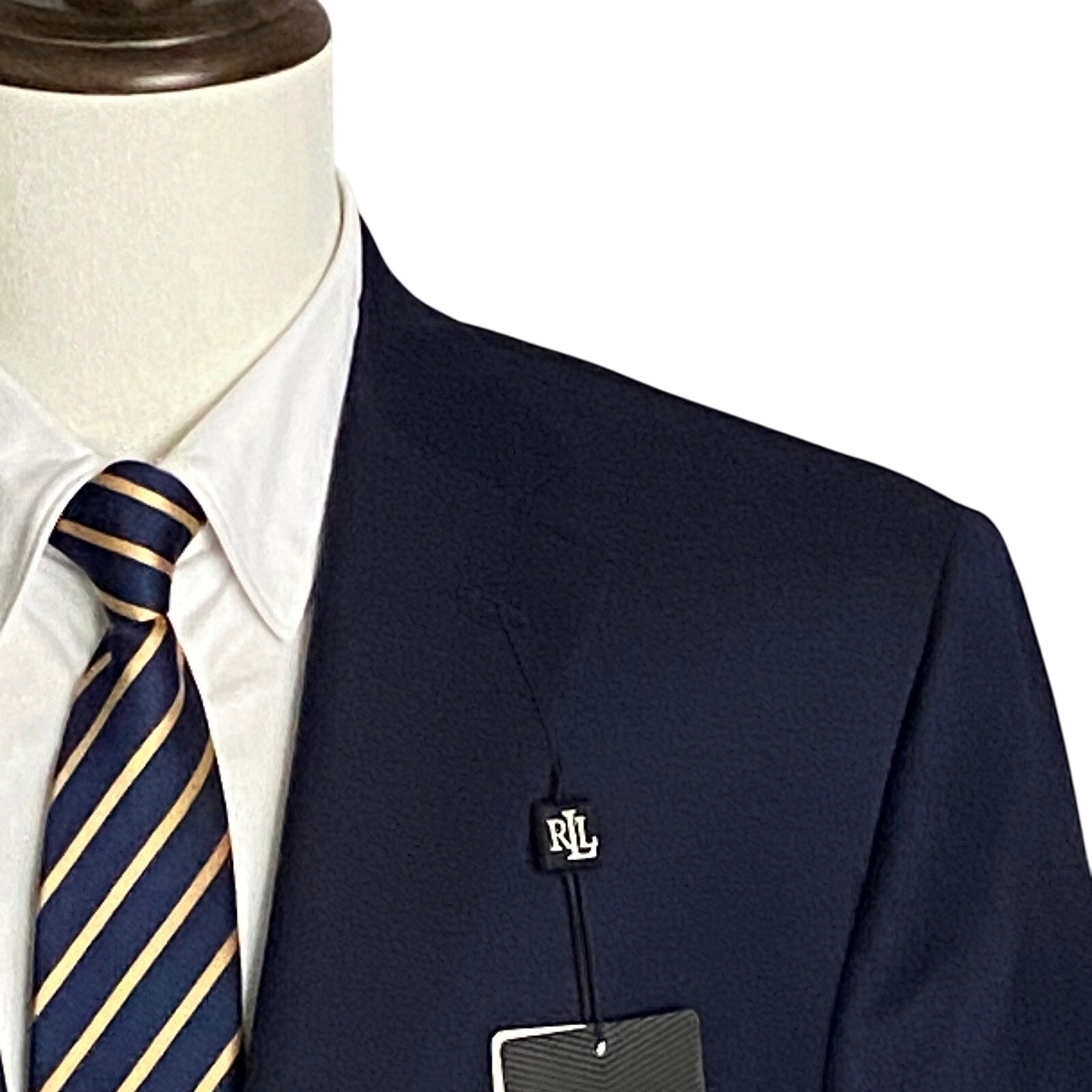 Lauren Ralph Lauren Men's 44L Classic Fit Ultraflex Suit Jacket Navy Blue