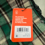 Bass Outdoors Men's Large Sherpa-Lined Jacket Green Plaid