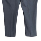 Hart Schaffner Marx Pant Men's 42x30 Dress Pant Platinum New York Fit Blue