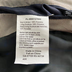 Lauren Ralph Lauren Raincoat Men's 40 Regular Cream Brown Houndstooth