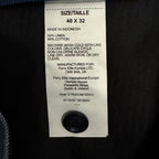 Perry Ellis Portfolio Pants Men's 40"x32" Modern Fit Linen Blend Blueprint