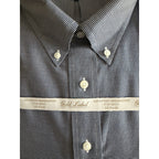 Roundtree & Yorke Shirt Big & Tall Men's 20 36/37 Dress Shirt Navy Blue