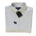 Mizzen+Main Shirt Men's Medium Leeward Classic Fit No Tuck Diamond Mosaic
