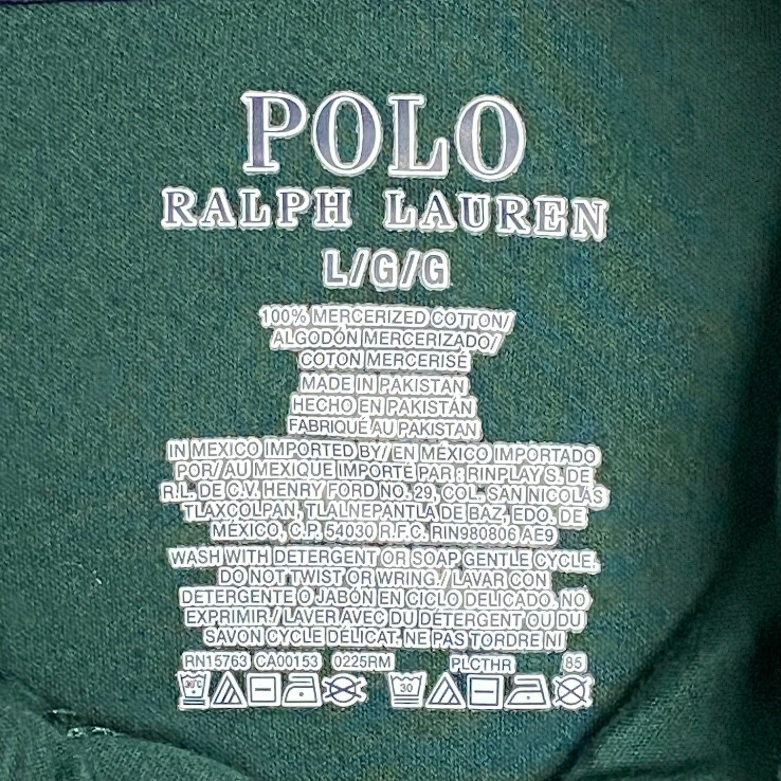 Polo Ralph Lauren Hoodie Men's Large T-Shirt Hoodie Button Drawstring Green
