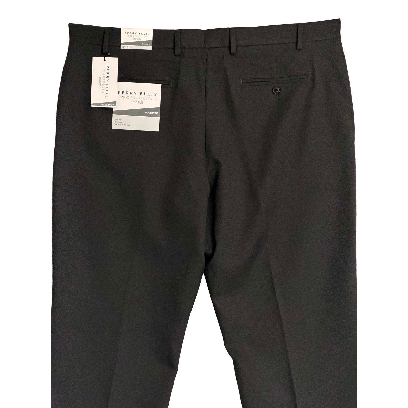 slim fit dress slacks Slim Fit Solid Linen Blend Pant – Perry Ellis