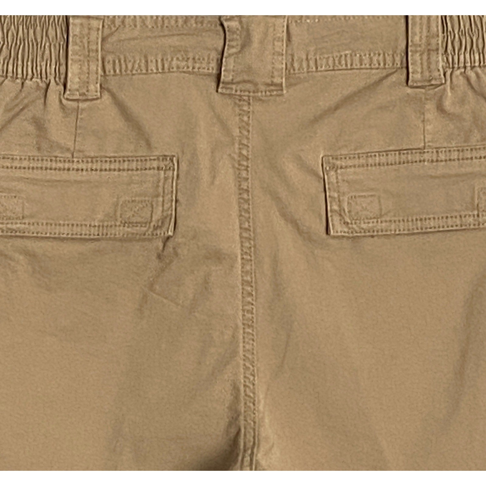 Roundtree & Yorke Shorts Men's 28W Cargo Shorts Classic Fit 7" Inseam Tan