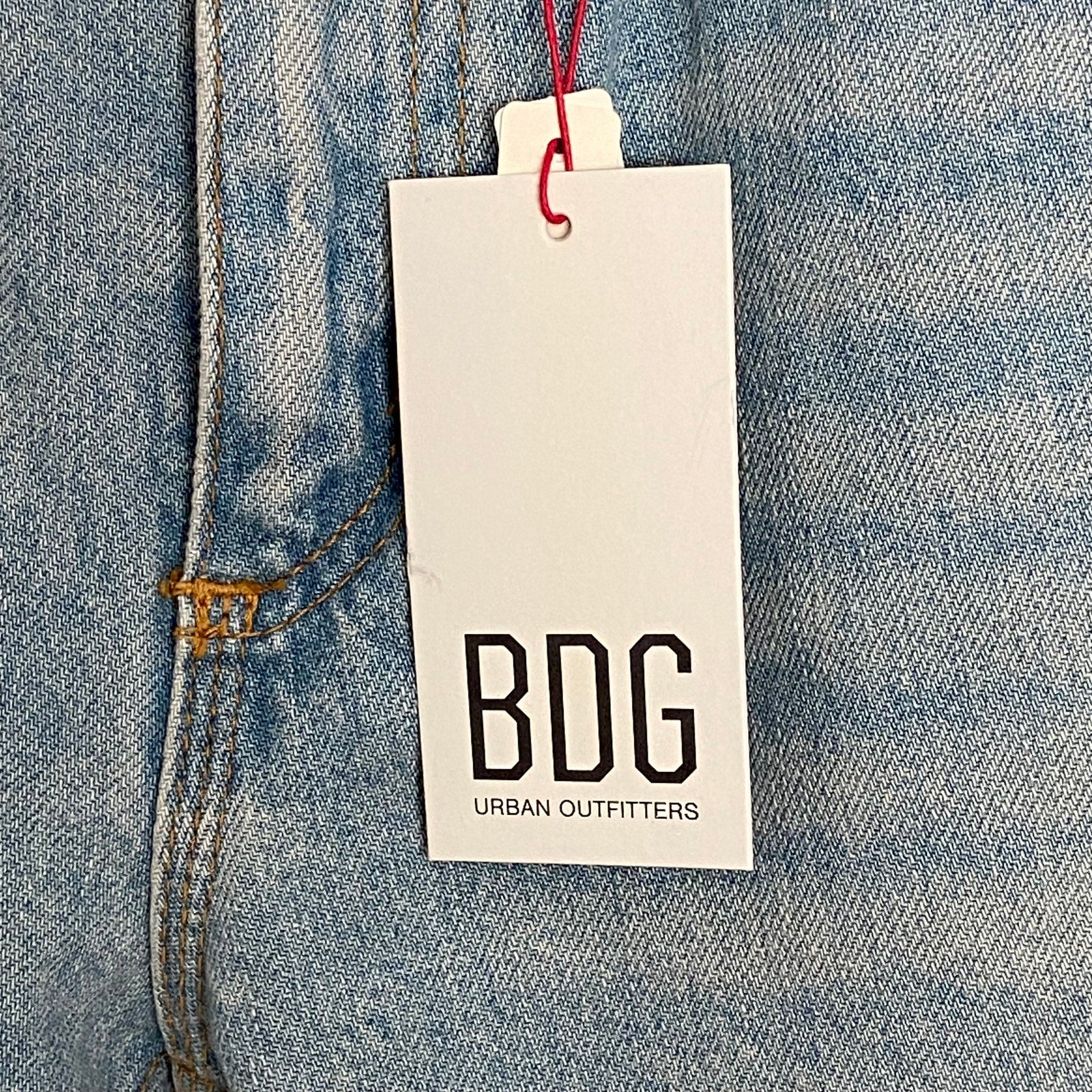 BDG Urban Outfitters Jeans Men's 28x32 Boot Cut Mid Rise Cotton Light Blue