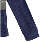 Ted Baker London T-Shirt Men's Small Ribbed Crew Neck Long Slv Navy Heather