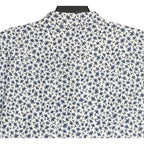 Boss Shirt Men's 5XL Big & Tall Short Sleeve Stretch Linen Shirt Blue Floral