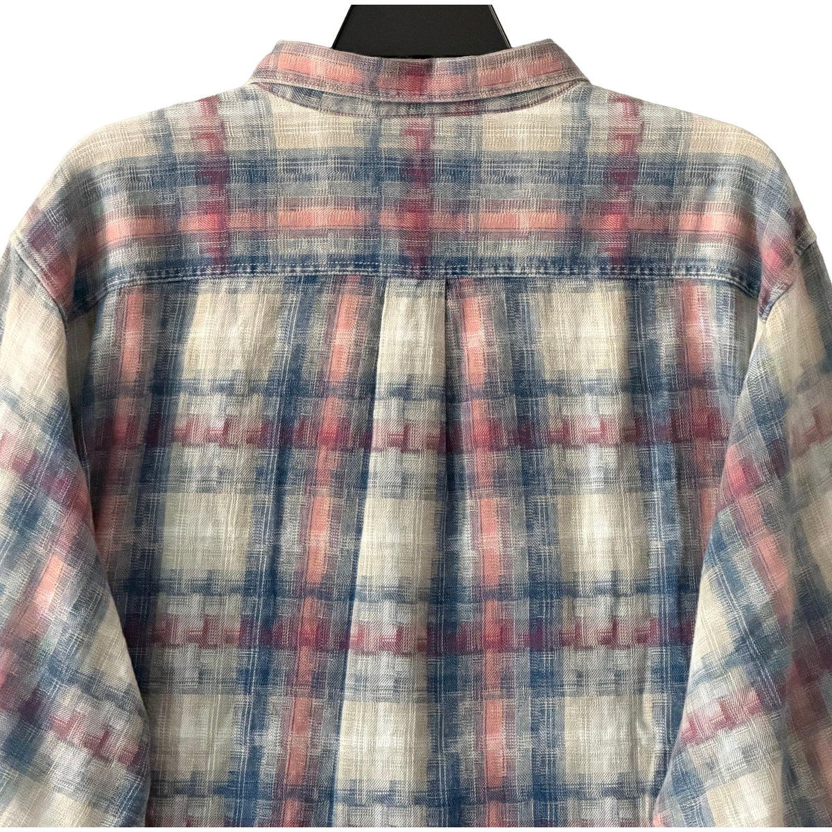 Tommy Bahama Shirt Men's 3XLT Big & Tall Long Slv Palo Alto Plaid Shellrossa