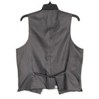 Alfani Vest Men's Small Tuxedo Vest Slim Fit Stretch Fabric Grey & Black