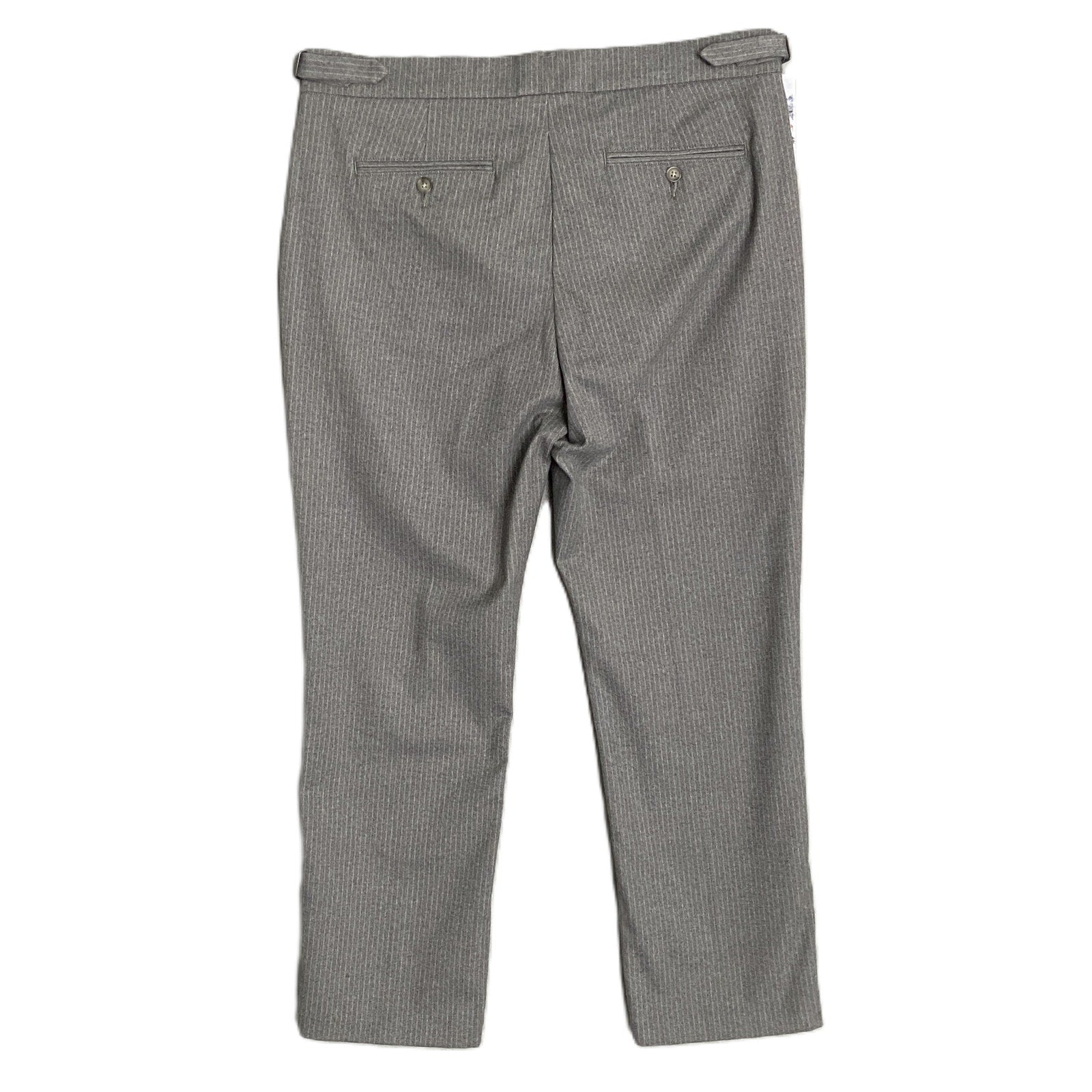 Daniel Cremieux Signature Men's 36x30 Mount Lussari Flannel Dress Pant Grey