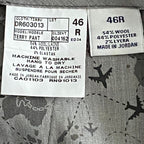 Daniel Cremieux Dress Pants Traveler Men's 46R Raw Hem Comfort Waistband Tan