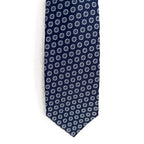 Tommy Hilfiger Men's Tie Jordan Floral Necktie Navy Blue 3" Silk Blend