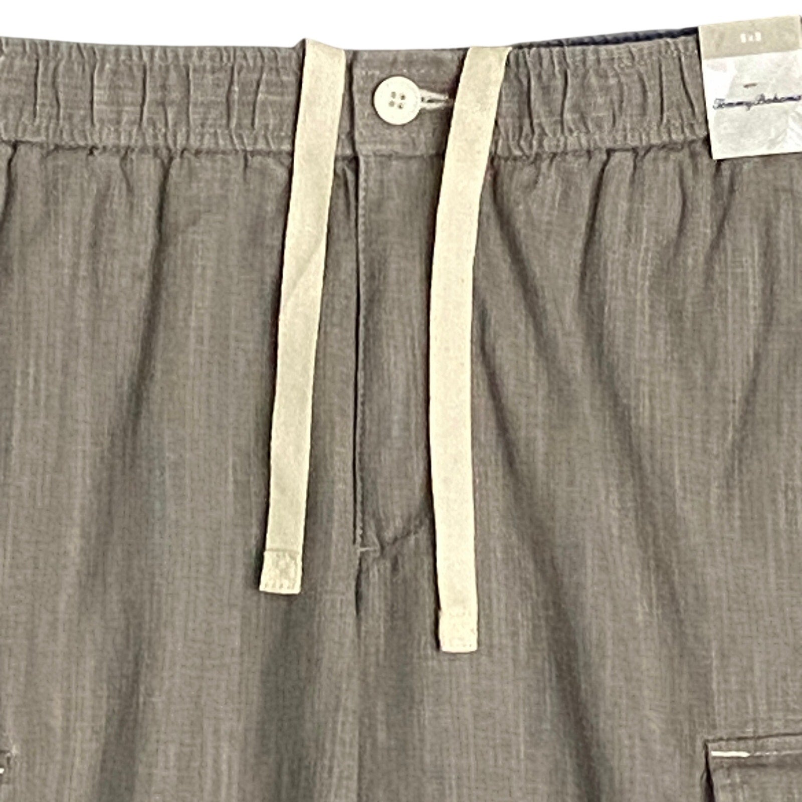 Tommy Bahama Shorts Men's Small x 9 "Linen the Dream" Cargo Linen Blend Grey