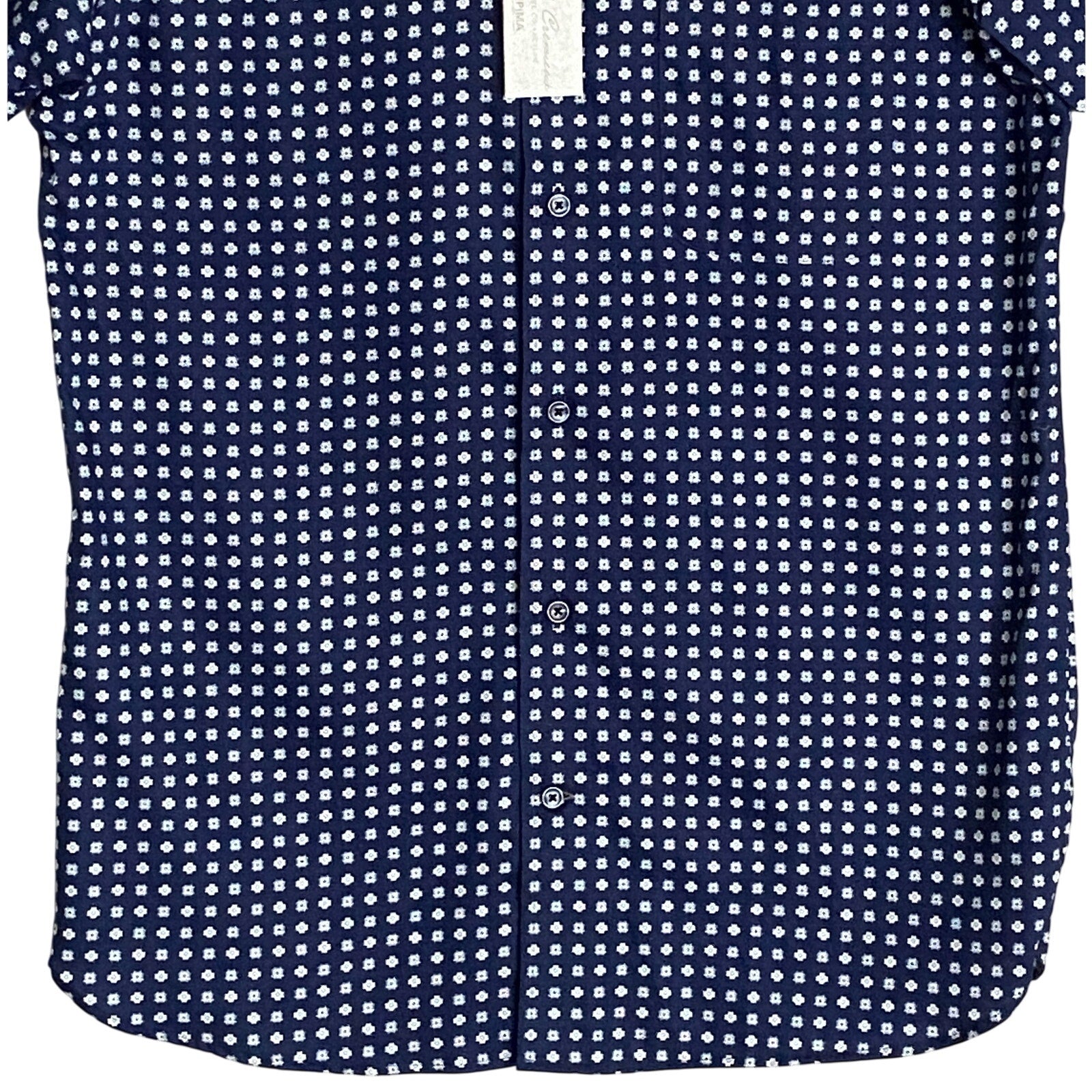 Daniel Cremieux Shirt Signature Collection Men's Small Supima Cotton Blue