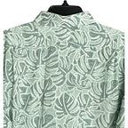 Daniel Cremieux 38 Men's Large Casual Button-Down Shirt Green Leaf Print