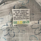 Bugatchi Shirt Men's Large Classic Fit Button-Up Short Sleeve Almond Floral