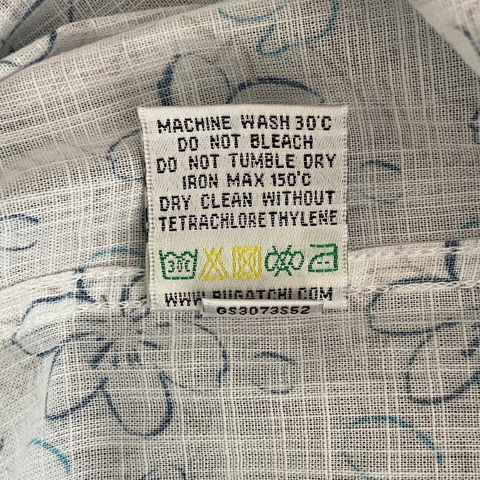 Bugatchi Shirt Men's Large Classic Fit Button-Up Short Sleeve Almond Floral