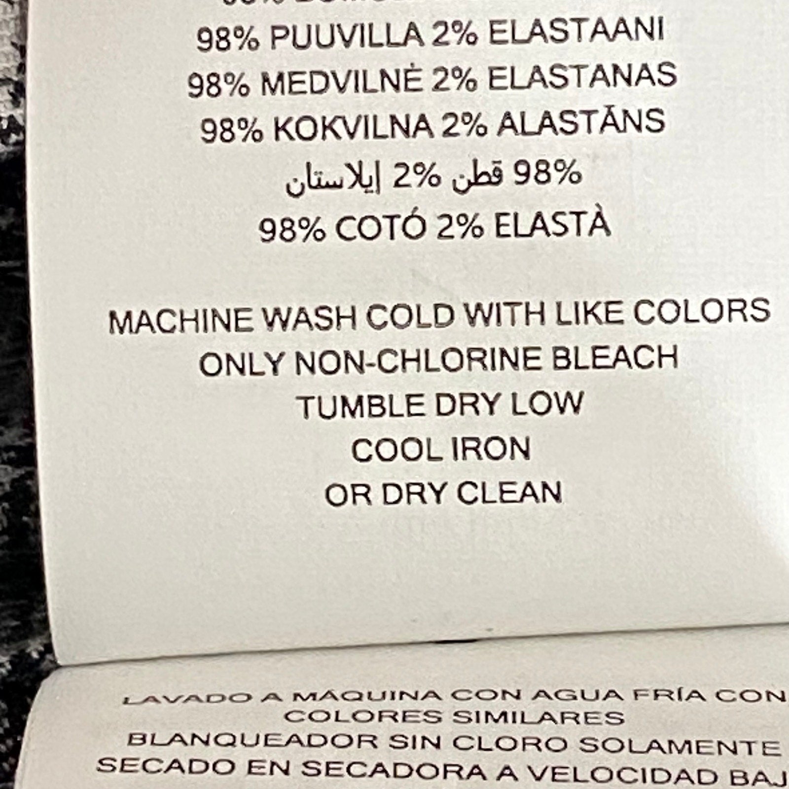 Michael Kors Men's XXL Classic Fit Flannel Shirt Black Grey Plaid Stretch