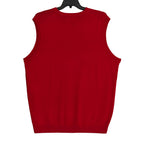 Hart Schaffner Marx Sweater Vest Men's 2XT Big & Tall Wool Red