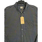 Faherty Coastline Knit Shirt Men's 3XLT Big & Tall Supima Cotton Twilight Check