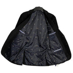 Tommy Hilfiger Men's 38R THFlex Sport Coat Black Corduroy Cotton Stretch