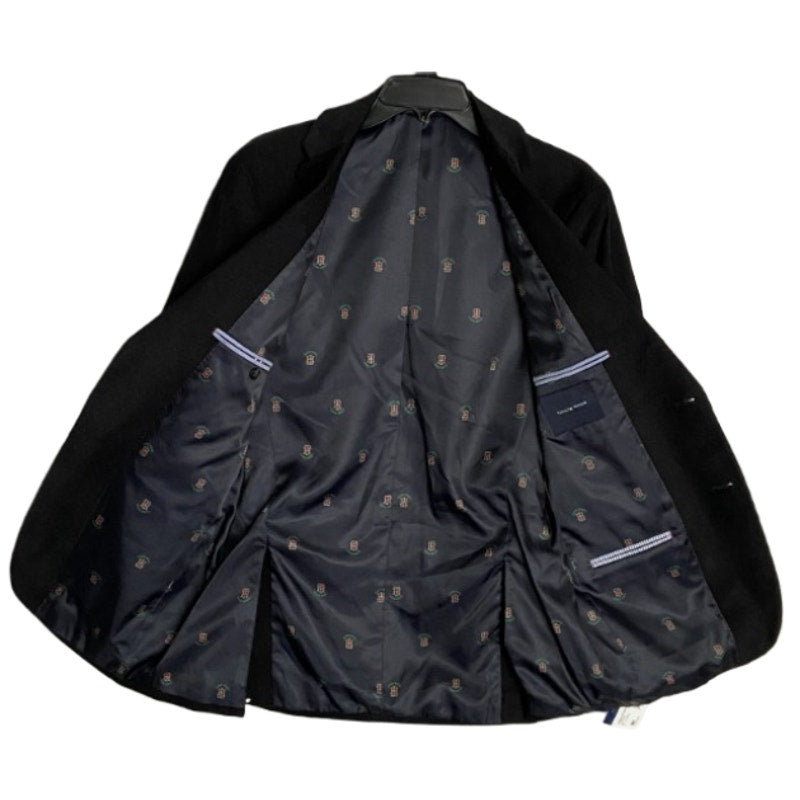 Tommy Hilfiger Men's 38R THFlex Sport Coat Black Corduroy Cotton Stretch