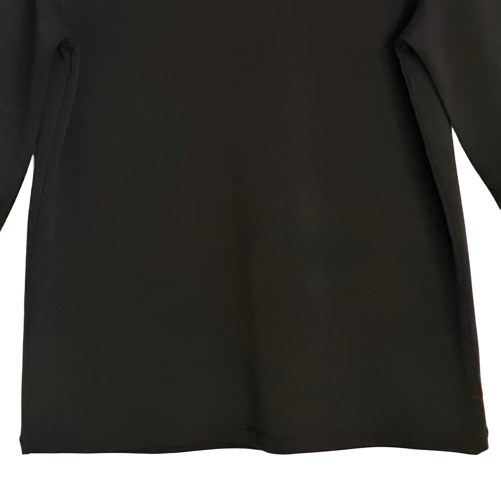 Daniel Buchler T-Shirt Men's Small Crew Neck Long Sleeve Stretch Solid Black