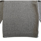 Boss H-Hemario Quarter Zip Sweater Men's 4XT Big & Tall Wool Cashmere Gray