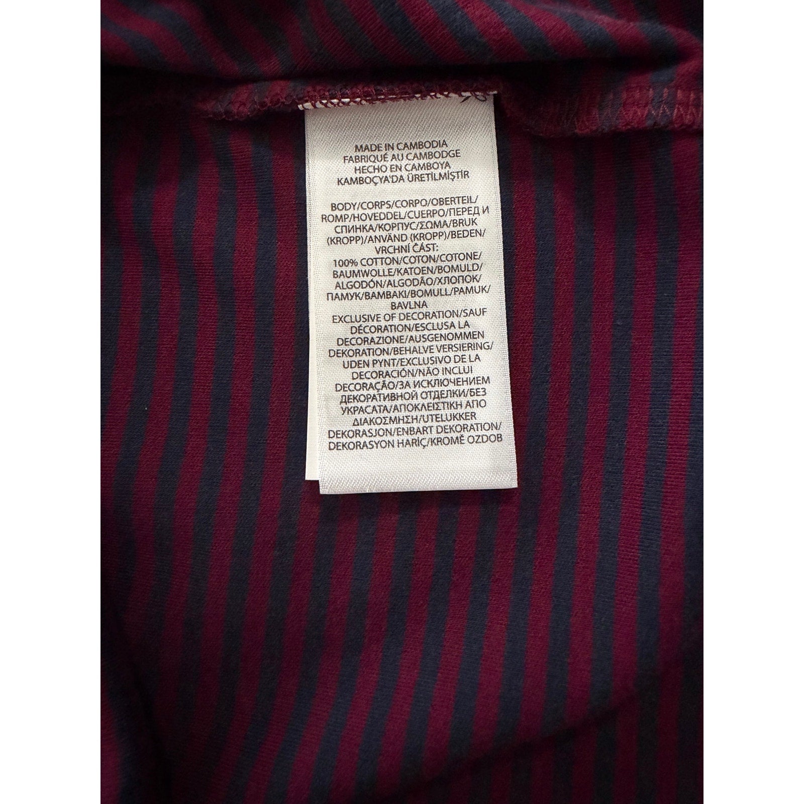 Polo Ralph Lauren Shirt Men's Small Classic Fit Polo Shirt Blue Red Stripe