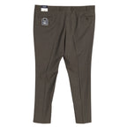 Daniel Cremieux Dress Pants Traveler Men's 46R Raw Hem Comfort Waistband Tan