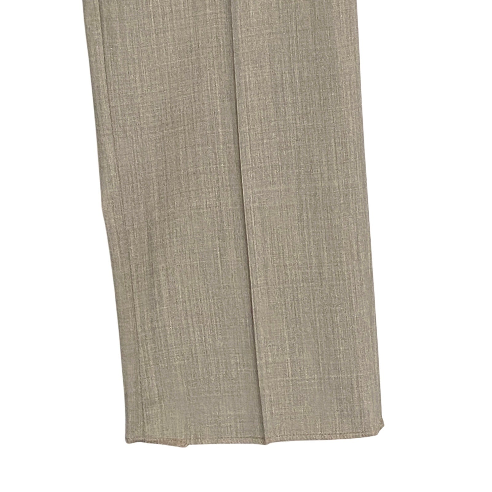 Armani Exchange Pants Men's 32W Dress Pant Raw Hem Wool Taupe Heather