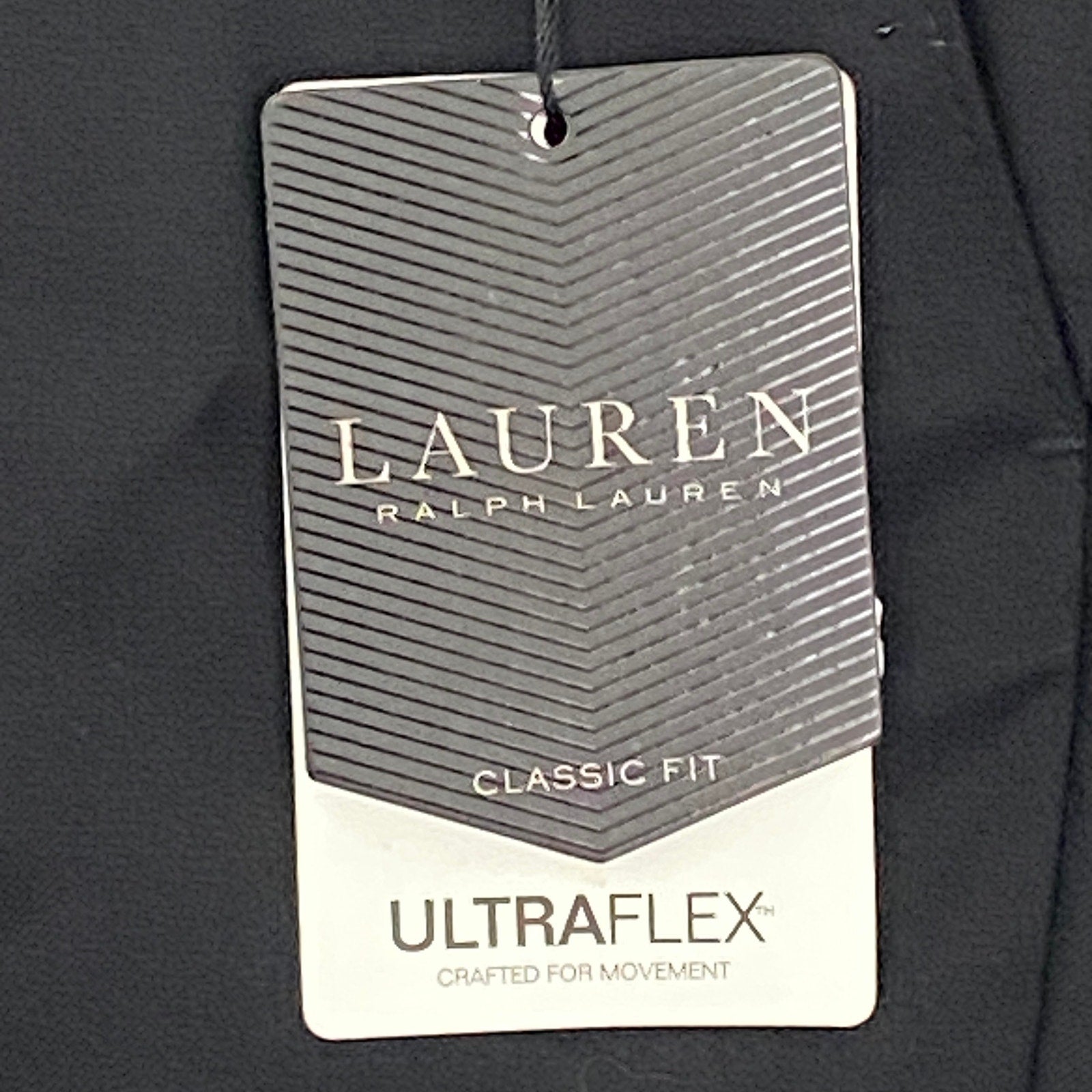 Lauren Ralph Lauren Men's 42x32 Suit Pant Classic Fit Stretch Black