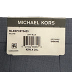 Michael Kors Dress Pant Men's 42"x30" Classic Fit Stretch Wool Blend Lt Blue