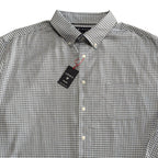 Daniel Cremieux Dress Shirt Men's 3XB Big & Tall Button-Down Stretch Check