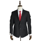 Tommy Hilfiger Suit Jacket Men's 38 Short Wool Blend Stretch Charcoal