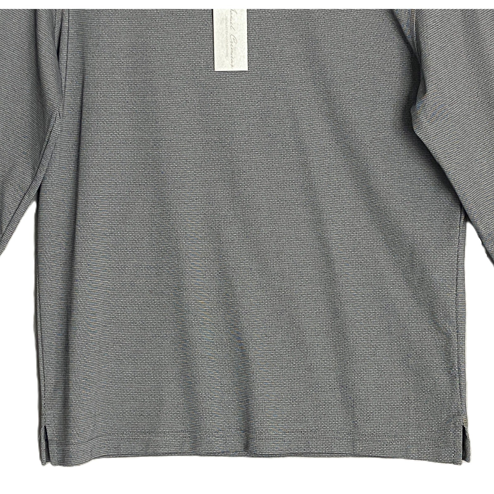 Daniel Cremieux Men's XXL Long Sleeve Polo Pima Cotton Navy Heather