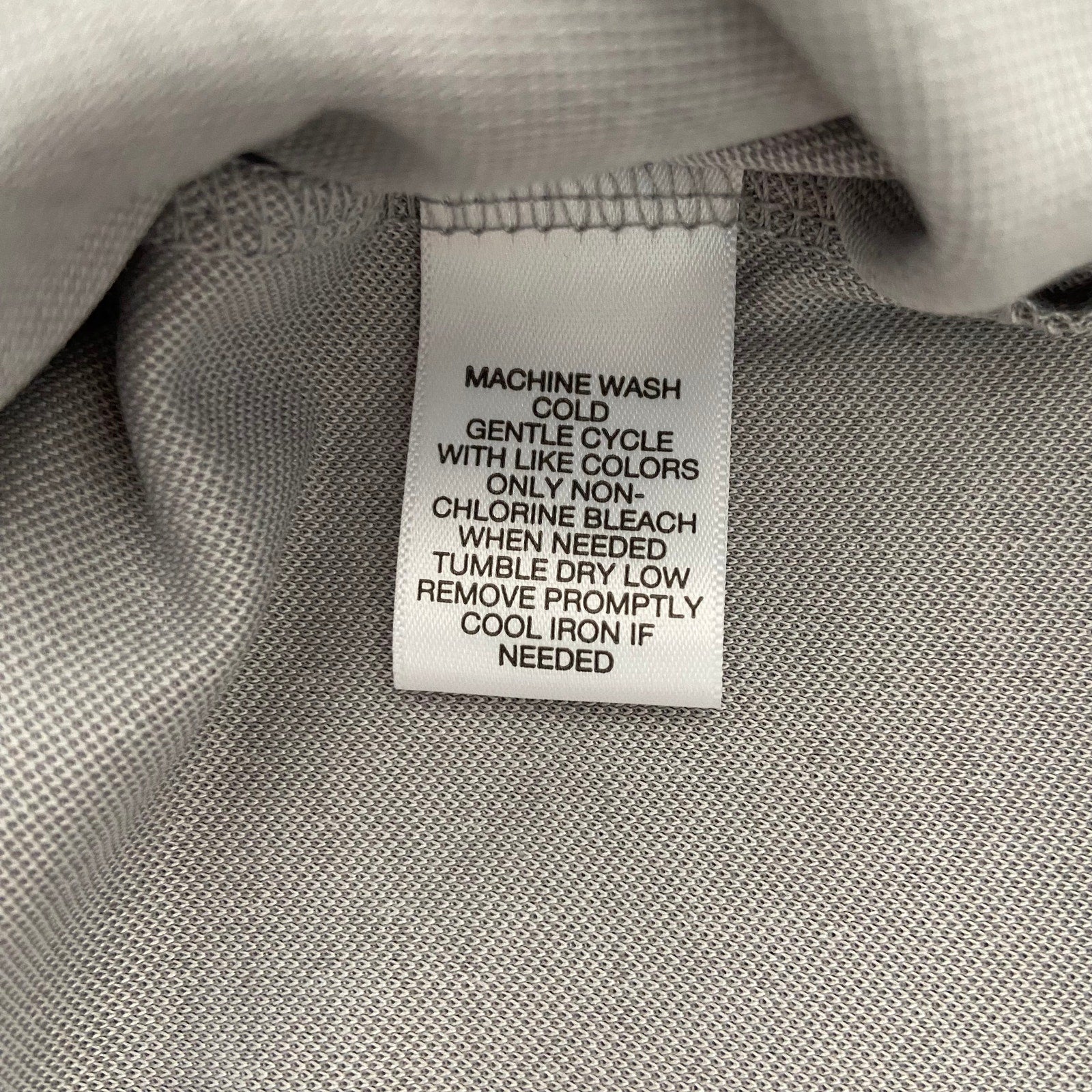 Daniel Cremieux Polo Shirt Men's XL Long Sleeve Pima Cotton Lt Grey Heather