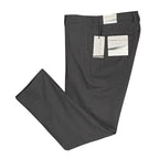 Perry Ellis Portfolio Pants Men's 34x32 Slim Fit Dress Pant Charcoal Gingham