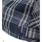 Polo Ralph Lauren Cap Men's One Size Flat Cap Driver's Cap Navy Blue Plaid