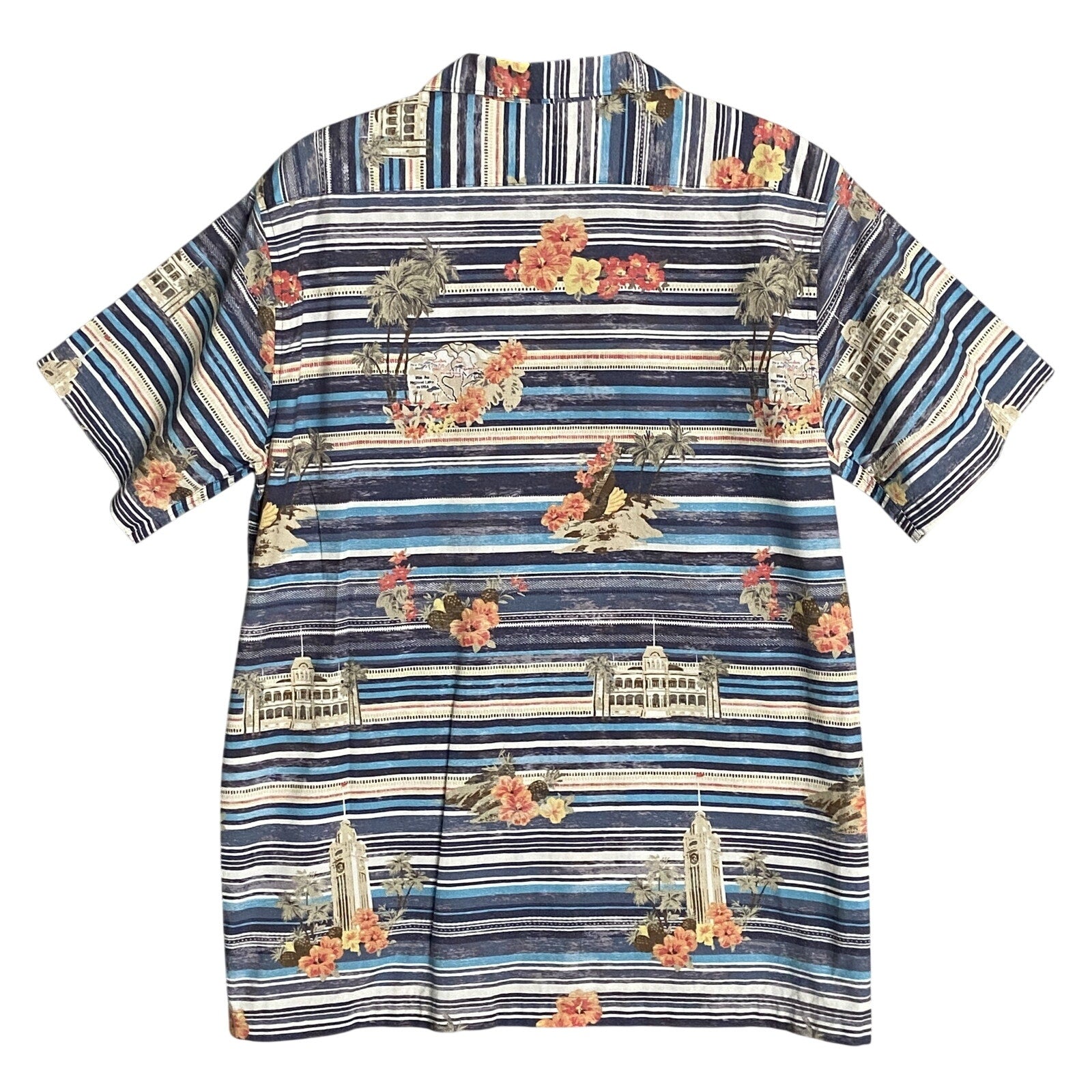 Daniel Cremieux Shirt Men's Medium Martinique Collection Camp Shirt