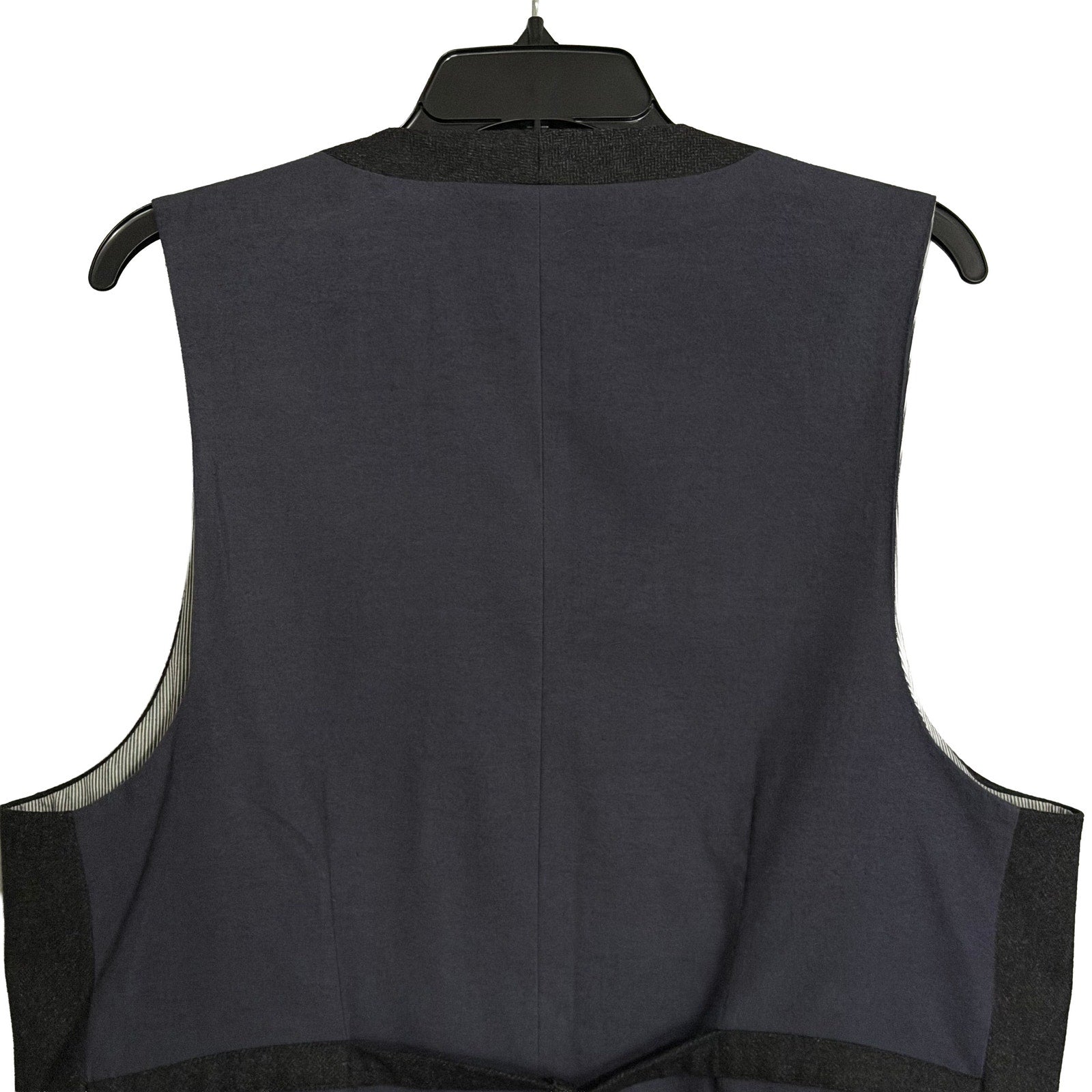 Daniel Cremieux Suit Vest Men's Large Italian Fabric Wool Blend Charcoal