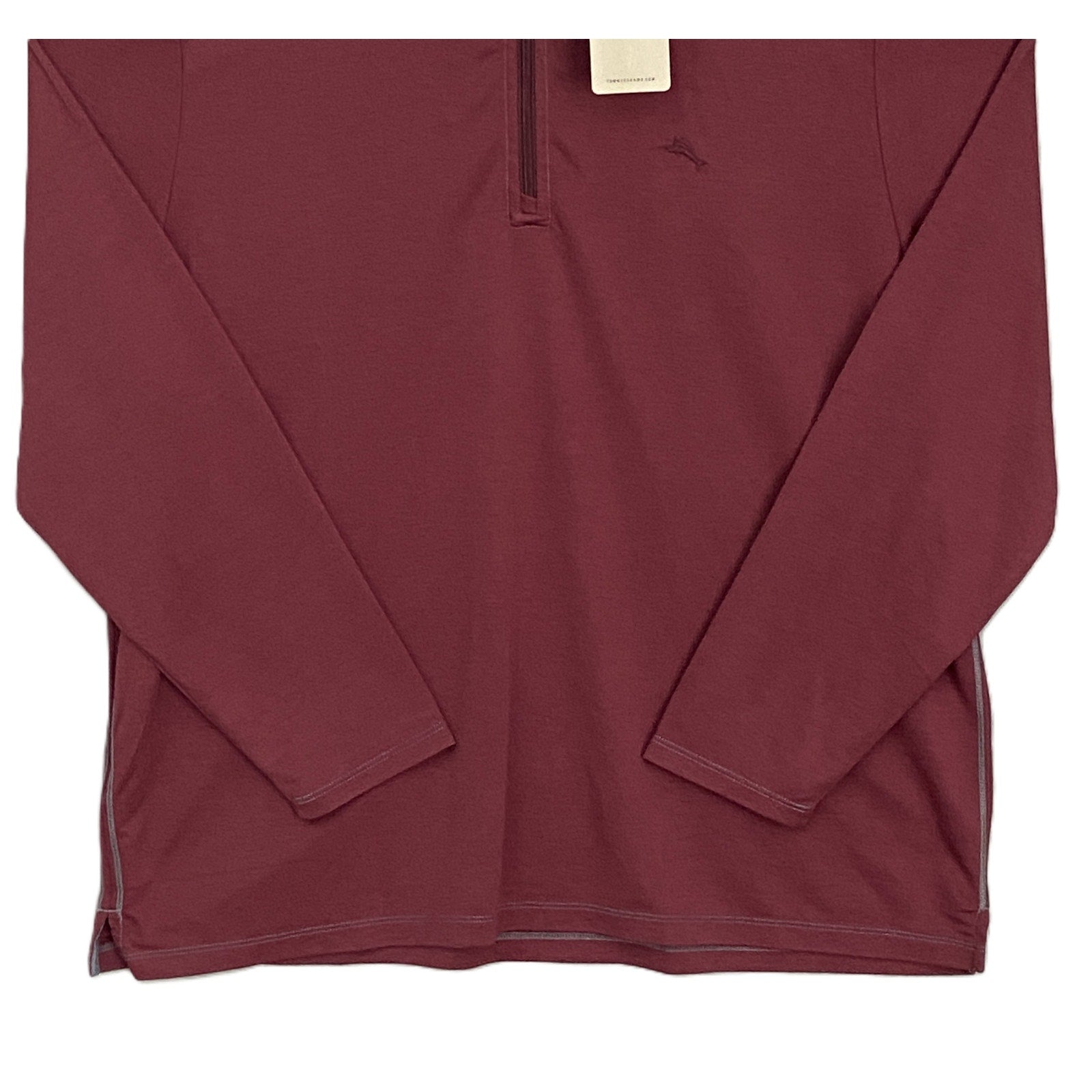 Tommy Bahama Men's XXXL 1/4 Zip Pullover Mock Neck Red