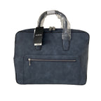 Alfani Messenger Bag Adjustable Cross Body Strap Faux Suede Blue