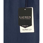 Lauren Ralph Lauren Men's 42x32 Suit Pant Classic Fit Stretch Navy Plaid