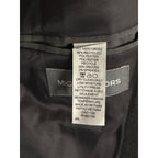 Michael Kors Sport Coat Men's 46 Long Classic Fit Charcoal Herringbone
