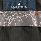 Nautica Ceylon Dress Pant Men's 46x30 Flat Front Active Stretch Light Grey