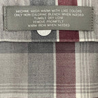 Daniel Cremieux Shirt Men's XXL Supima Cotton Cashmere Blend Gray/Wine Check